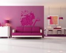 Rose Fairy Vinyl Art Decals Modern Wall Art